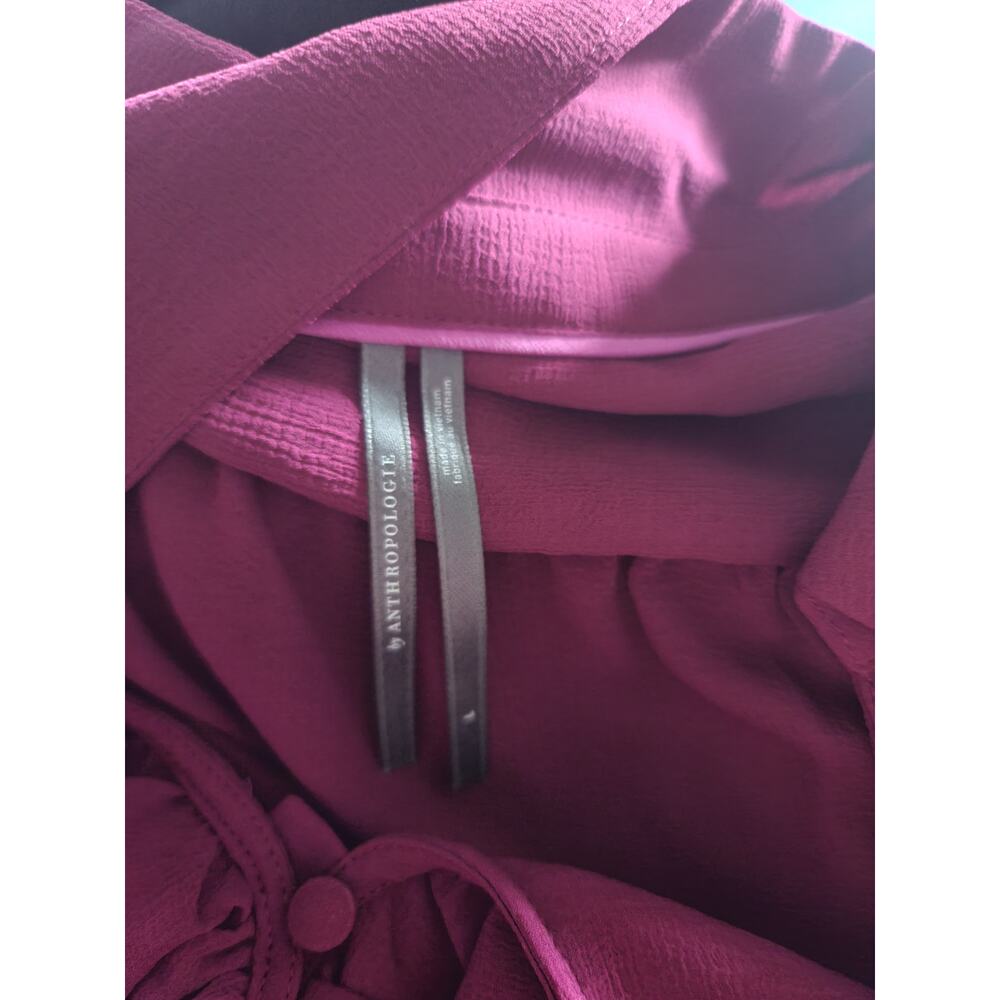 Anthropologie Sheer Long Sleeve Blouse for Women - New Small - Picture 5 of 6